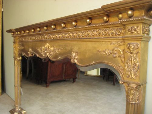 ENGLISH GILT OVERMANTLE - ADDITIONAL PHOTO 1