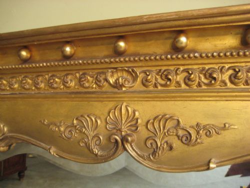 ENGLISH GILT OVERMANTLE - ADDITIONAL PHOTO 3