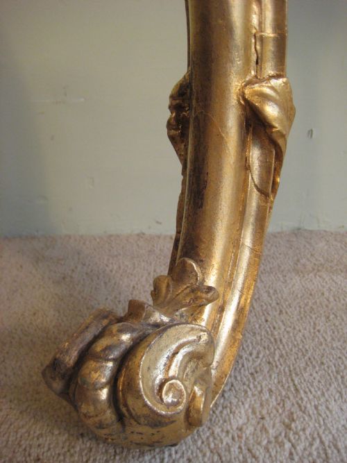 19TH CENTURY GILT CONSOLE TABLE - ADDITIONAL PHOTO 10