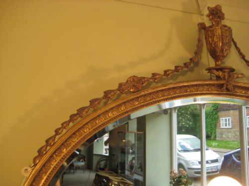GILT ADAMS STYLE MIRROR - ADDITIONAL PHOTO 2
