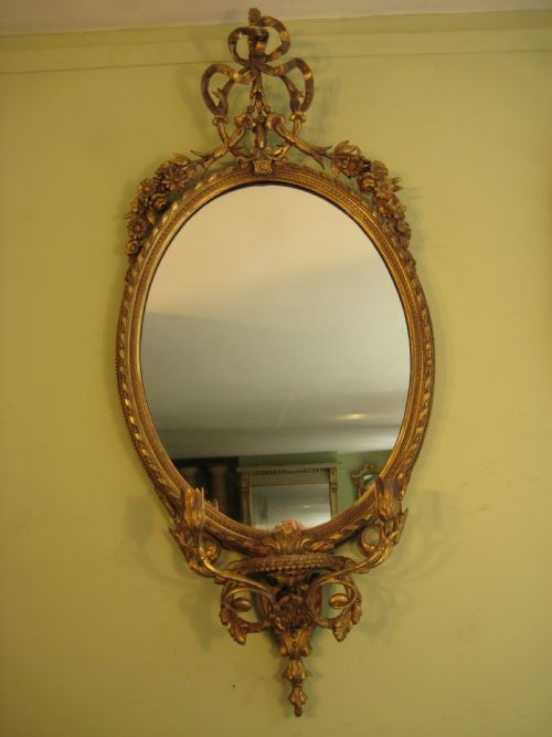 PAIR GILT GIRANDOLES - ADDITIONAL PHOTO 1