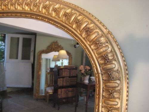 GILT ARCH TOP OVERMANTEL - ADDITIONAL PHOTO 2