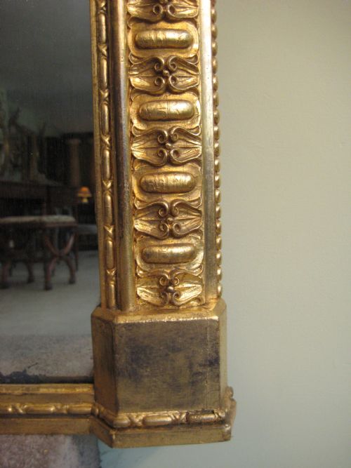 GILT ARCH TOP OVERMANTEL - ADDITIONAL PHOTO 4