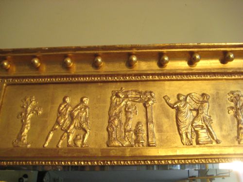 GILT NEOCLASSICAL TRIPLEPLATE OVERMANTLE - ADDITIONAL PHOTO 4