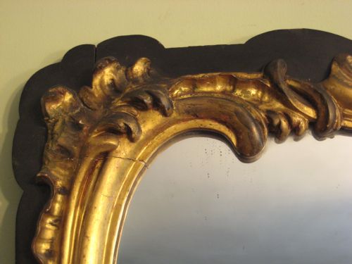 EBONISED AND GILT OVERMANTLE - ADDITIONAL PHOTO 3