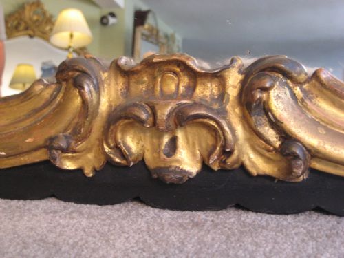 EBONISED AND GILT OVERMANTLE - ADDITIONAL PHOTO 5