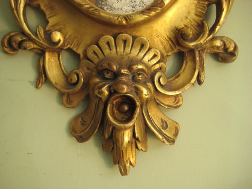 PAIR ITALIAN GILTWOOD MIRRORS - ADDITIONAL PHOTO 4