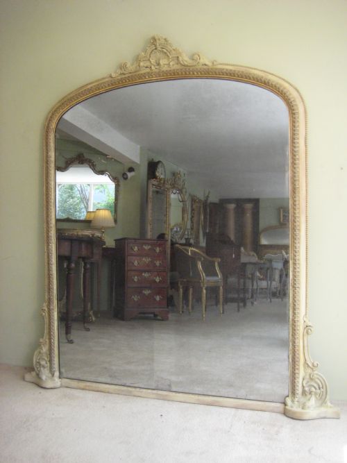 arch top overmantle - CATEGORY: ANTIQUE MIRRORS - DATED 1880