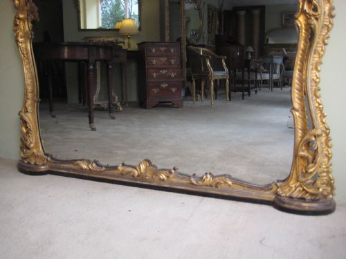 19TH CENTURY GILTWOOD OVERMANTLE - ADDITIONAL PHOTO 2