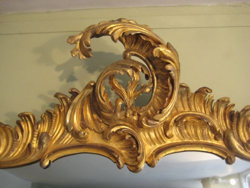 19TH CENTURY GILTWOOD OVERMANTLE - ADDITIONAL PHOTO 3