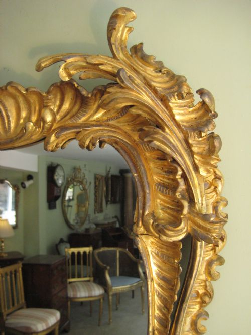 19TH CENTURY GILTWOOD OVERMANTLE - ADDITIONAL PHOTO 4