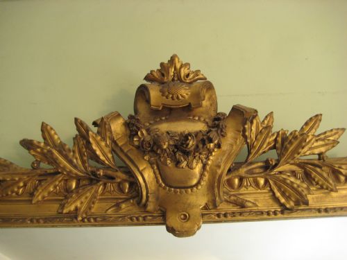 FRENCH GILT LOUIS XVI STYLE MIRROR - ADDITIONAL PHOTO 2