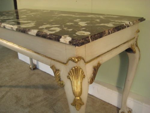 MARBLE TOP CENTRE TABLE - ADDITIONAL PHOTO 3