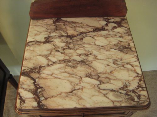 PAIR FRENCH LOUIS XVI STYLE BEDSIDE CABINETS - ADDITIONAL PHOTO 6
