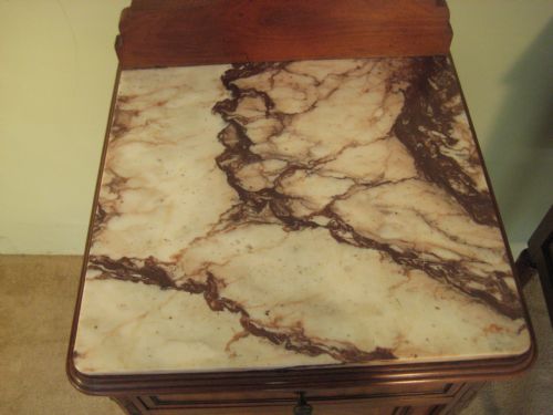 PAIR FRENCH LOUIS XVI STYLE BEDSIDE CABINETS - ADDITIONAL PHOTO 7
