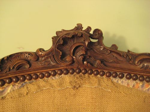 PAIR FRENCH LOUIS XV STYLE FAUTEUILS - ADDITIONAL PHOTO 9
