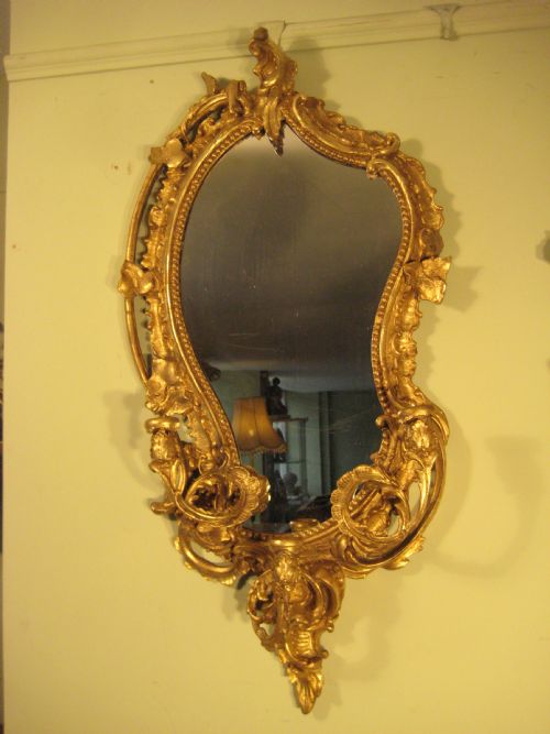 PAIR GILT GIRANDOLES - ADDITIONAL PHOTO 1