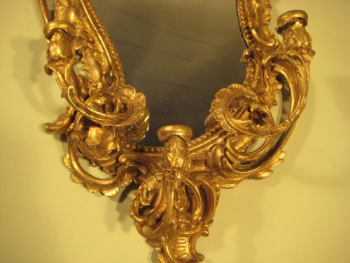 PAIR GILT GIRANDOLES - ADDITIONAL PHOTO 3