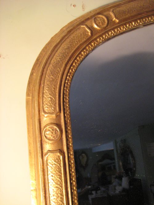GILT ARCH TOP OVERMANTLE - ADDITIONAL PHOTO 4
