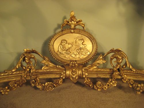 19TH CENTURY GILT LOUIS XVI STYLE CONSOLE TABLE - ADDITIONAL PHOTO 5