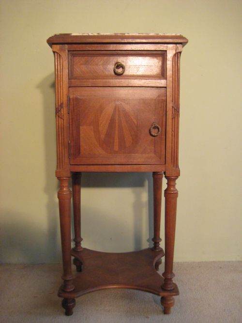 PAIR FRENCH SIDE CABINETS - ADDITIONAL PHOTO 2