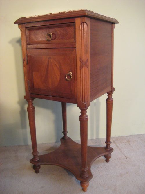 PAIR FRENCH SIDE CABINETS - ADDITIONAL PHOTO 3
