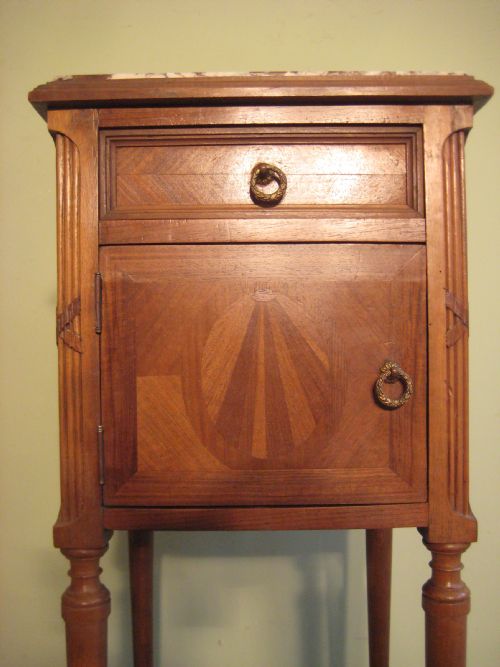 PAIR FRENCH SIDE CABINETS - ADDITIONAL PHOTO 4