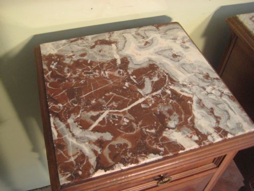 PAIR FRENCH SIDE CABINETS - ADDITIONAL PHOTO 7