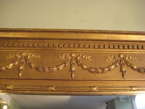 ENGLISH GILT TRIPLEPLATE OVERMANTLE - ADDITIONAL PHOTO 4