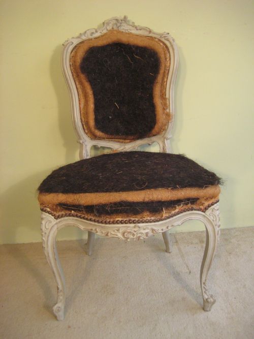 SET OF FOUR FRENCH PAINTED CHAIRS - ADDITIONAL PHOTO 1