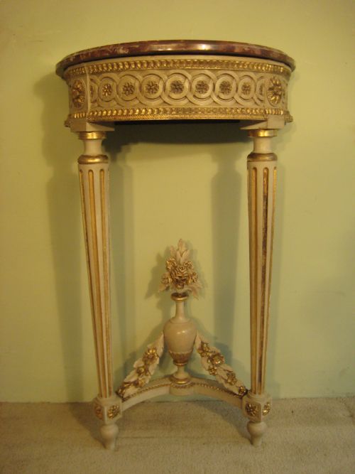 french louis xvi style console table - CATEGORY: ANTIQUE TABLES - DATED 1880