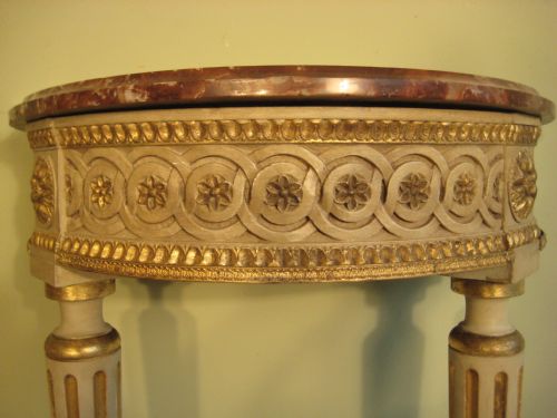 FRENCH LOUIS XVI STYLE CONSOLE TABLE - ADDITIONAL PHOTO 3