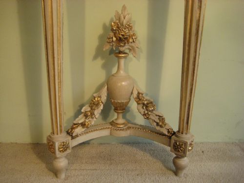 FRENCH LOUIS XVI STYLE CONSOLE TABLE - ADDITIONAL PHOTO 4