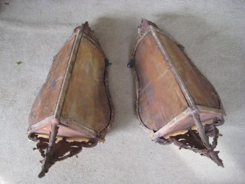 PAIR GILT MIRRORED CORNER BRACKETS - ADDITIONAL PHOTO 5