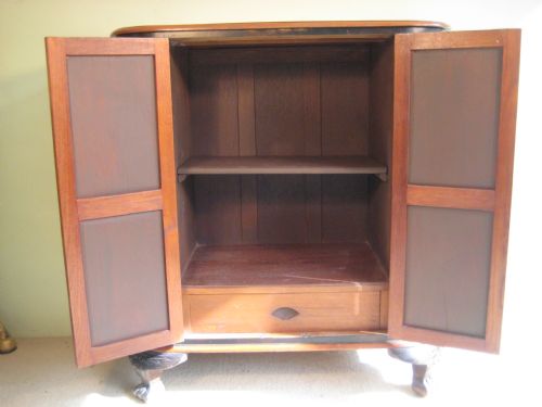 CHINESE HARDWOOD CABINET WITH SOAPSTONE PANELS - ADDITIONAL PHOTO 7