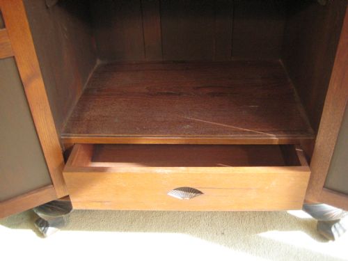 CHINESE HARDWOOD CABINET WITH SOAPSTONE PANELS - ADDITIONAL PHOTO 8