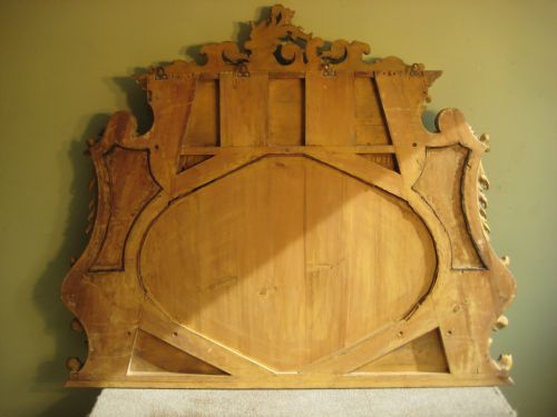 PAINTED AND PARCELGILT OVERMANTLE - ADDITIONAL PHOTO 9