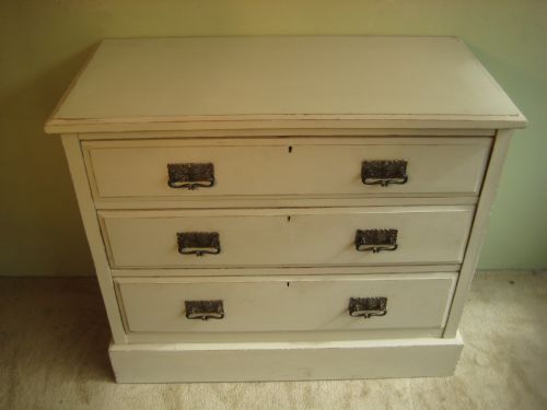 PAINTED CHEST OF DRWAWERS - ADDITIONAL PHOTO 1