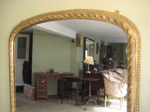 GILT ARCH TOP OVERMANTLE - ADDITIONAL PHOTO 1