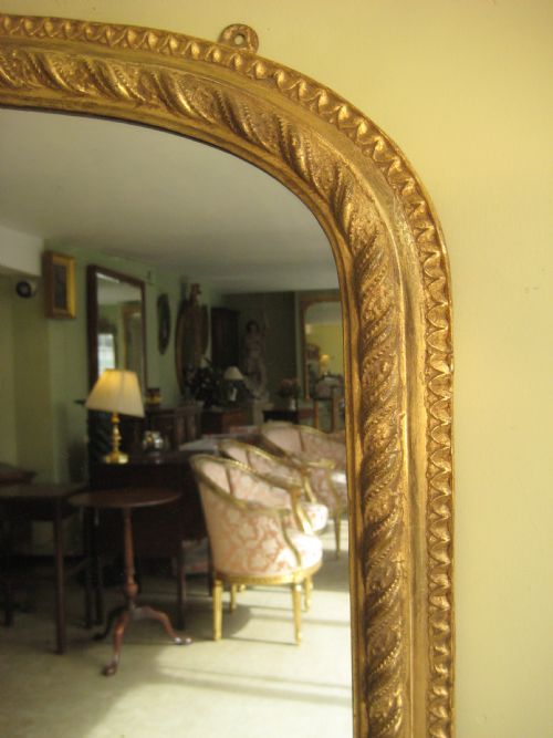 GILT ARCH TOP OVERMANTLE - ADDITIONAL PHOTO 2