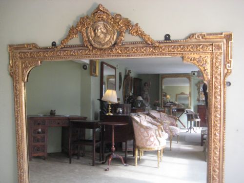 ENGLISH GILT OVERMANTLE - ADDITIONAL PHOTO 1
