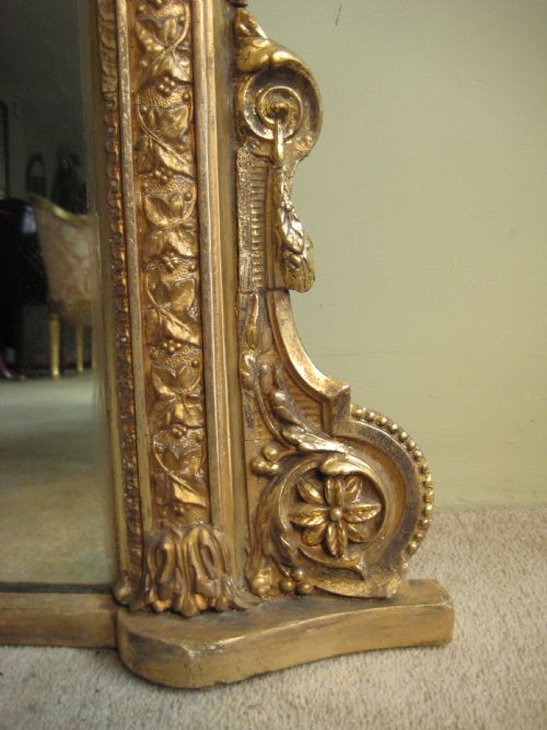 ENGLISH GILT OVERMANTLE - ADDITIONAL PHOTO 4
