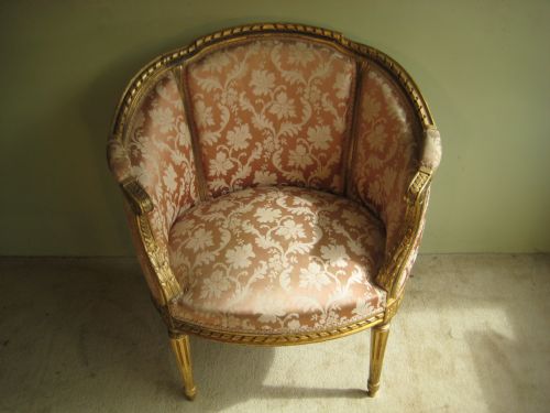 FRENCH GILT LOUIS XVI STYLE SALON SUITE - ADDITIONAL PHOTO 10