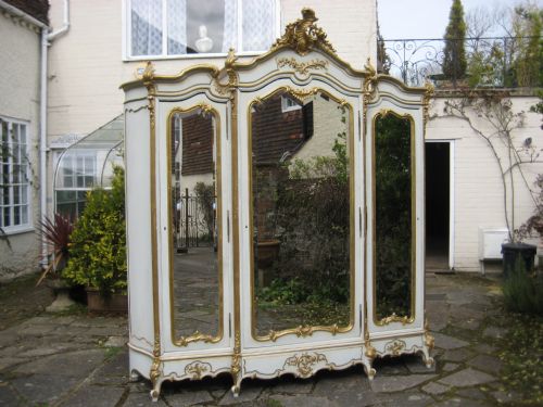 french louis xv style armoire - CATEGORY: ANTIQUE WARDROBES - DATED 1890