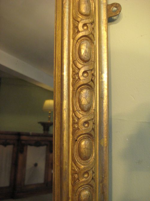 19TH CENTURY ENGLISH GILT ARCH TOP OVERMANTLE - ADDITIONAL PHOTO 6