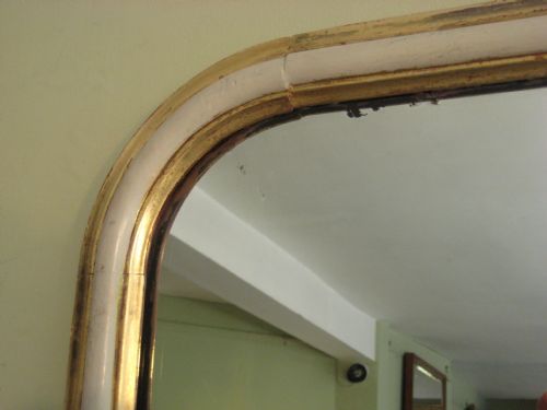 PAINTED AND PARCELGILT OVERMANTLE - ADDITIONAL PHOTO 1