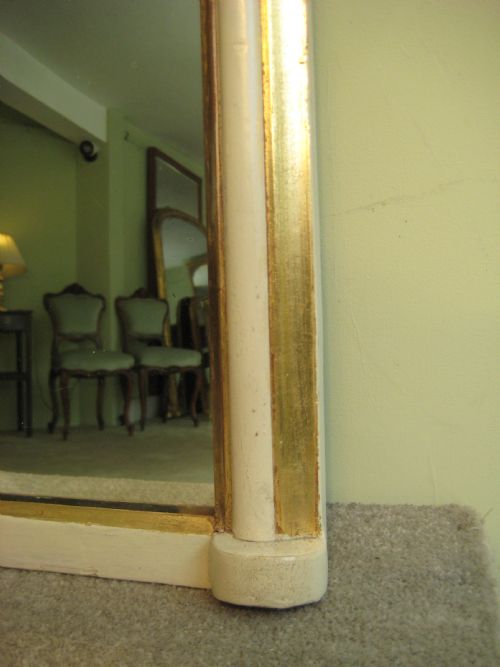 PAINTED AND PARCELGILT OVERMANTLE - ADDITIONAL PHOTO 2