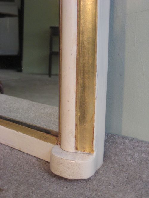 PAINTED AND PARCELGILT OVERMANTLE - ADDITIONAL PHOTO 3