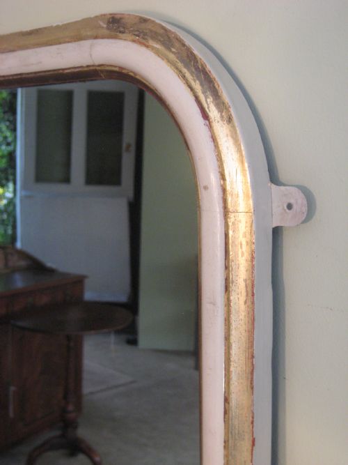 PAINTED AND PARCELGILT OVERMANTLE - ADDITIONAL PHOTO 4