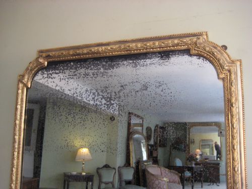 ENGLISH GILT OVERMANTLE - ADDITIONAL PHOTO 1
